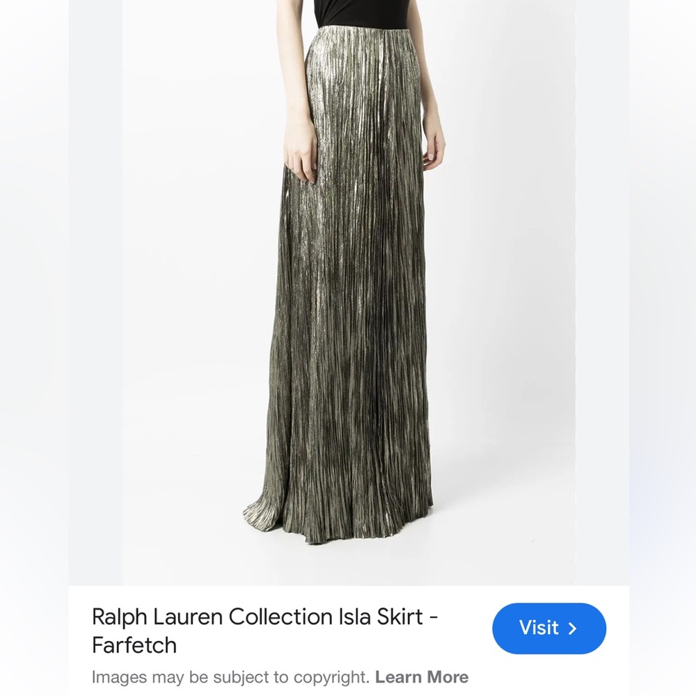 Ralph Lauren Isla pleated Maxi shirt